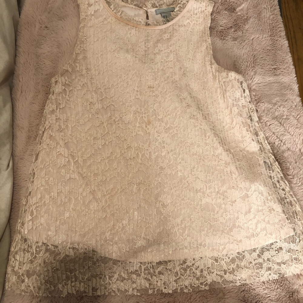 Pink Lace Blouse